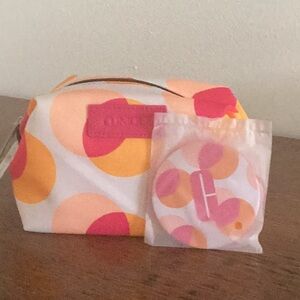 Clinique GWP Cosmetics Bag and Compact Mirror
